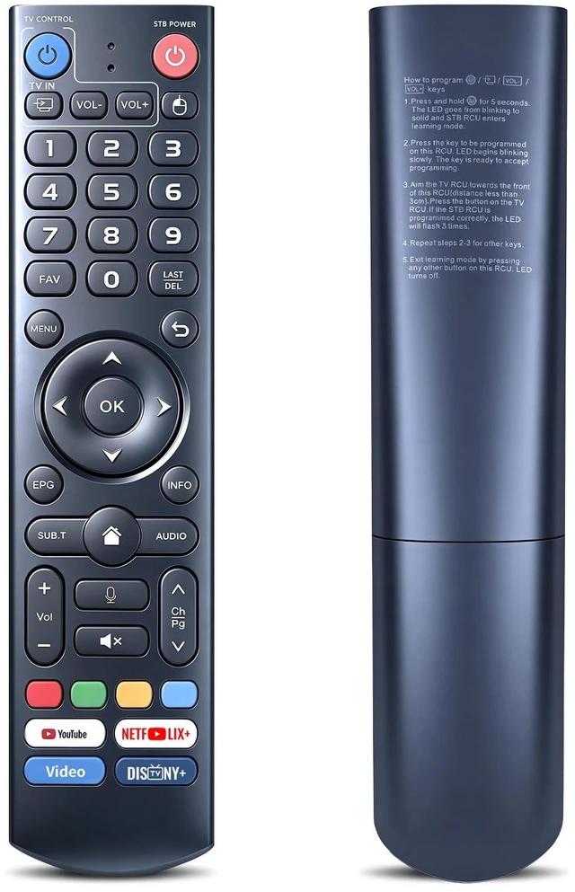 Main image of Replacement Voice Remote Control for vSeeBox V5 Pro/V3 Plus/Pro Compatible with V6 Plus/Max / V3/V2/V1/Elite/Max/OctaStream Latest Technology Android TV Box