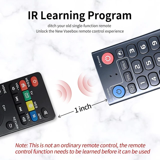 Alt view image 5 of 7 - Replacement Voice Remote Control for vSeeBox V5 Pro/V3 Plus/Pro Compatible with V6 Plus/Max / V3/V2/V1/Elite/Max/OctaStream Latest Technology Android TV Box