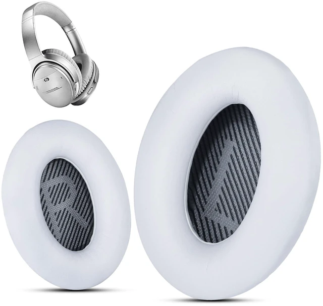 Main image of Earpads for Bose QC35 Replacement, Rose Gold Style White Fits QC35 II/QC25/QC2/QC15/AE2/AE2i/AE2w/SoundTrue/SoundLink; soft memory foam ear pads for bose quietcomfort 35