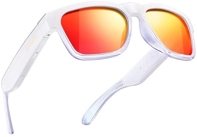 Main image of Open Ear Smart Glasses, UV400 Z87.1 Lightweight Bluetooth Sunglasses Up to 10H Playtime, Hands-Free Calling, Music Playback, Voice Control, Polarized Lens, Unisex for Daily Wear & Outdoor Sports