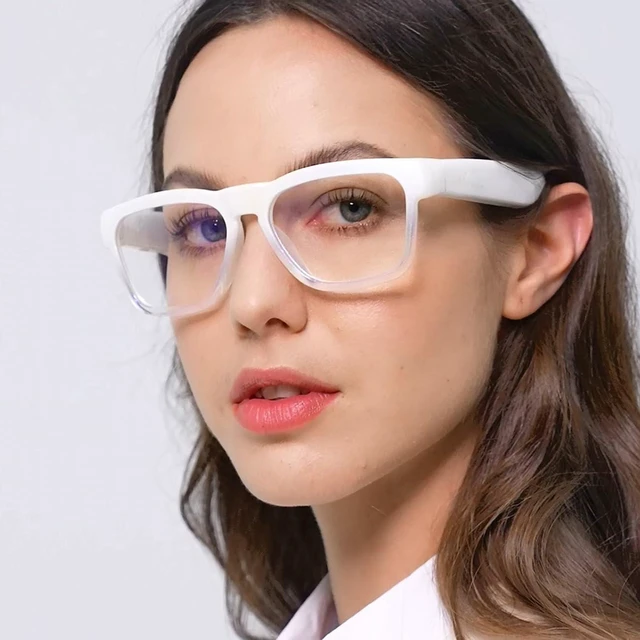 Alt view image 7 of 7 - Open Ear Smart Glasses, UV400 Z87.1 Lightweight Audio Bluetooth Glasses Up to 10H Playtime, Hands-Free Calling, Music Playback, Voice Control, Blue Light Blocking Lens, Unisex for Daily & Outdoor