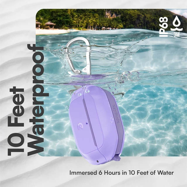 Alt view image 5 of 7 - for Waterproof AirPods Pro 2 Case Lock - Ultra Rugged Wild Lavender IP68 Water Proof, Dust Proof, Shockproof Protector, Heavy Duty Protection, Drop Proof Cover, Carabiner for iPods Pro 2nd Gen
