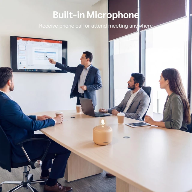 Alt view image 7 of 7 - Portable Bluetooth Speakers with Strap Mini Speaker, Orange IPX5 Waterproof, 20 Hours Playtime, Built-In Microphone, Wireless Speaker for Music, Podcasts, Videos, Travel