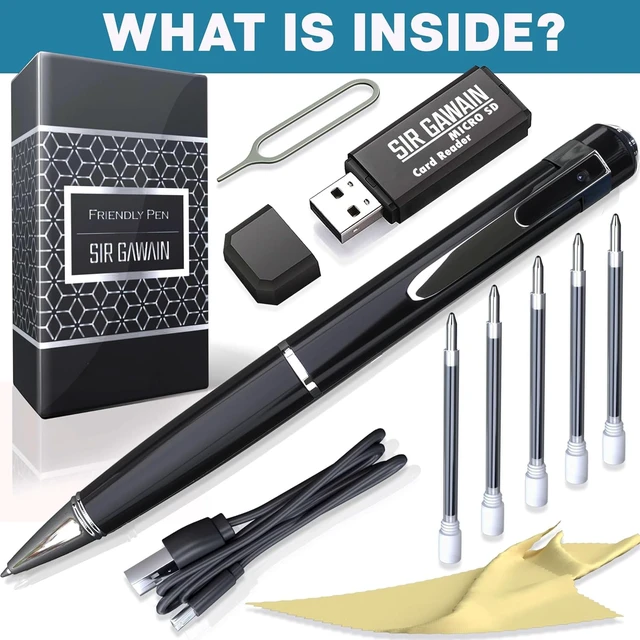 Alt view image 6 of 6 - Premium Body Camera Pen Full HD 1080p Video & Photos, Motion Detection, One-Button Control, 2026 Model
