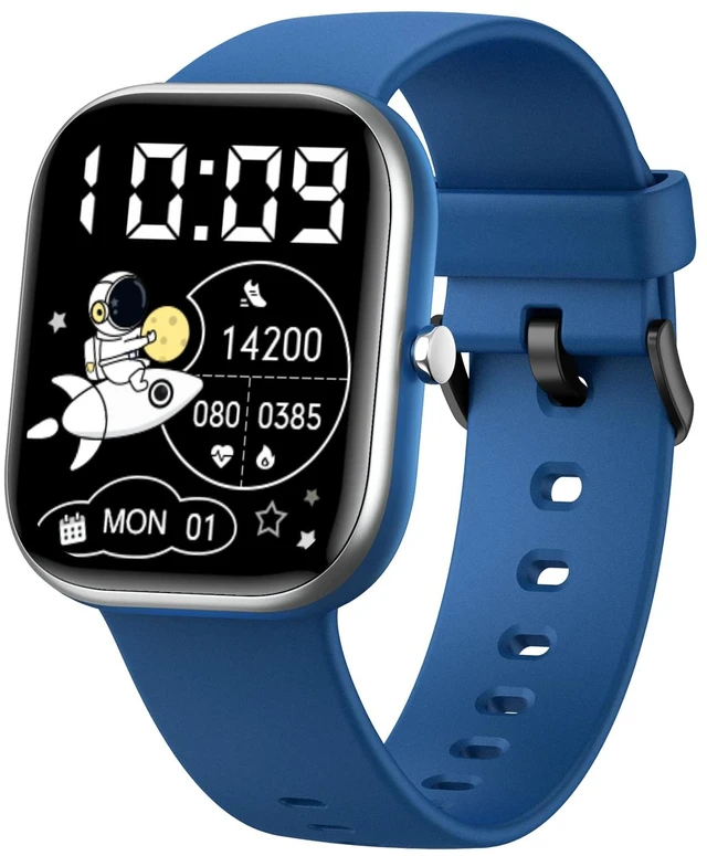 Main image of Smart Watch for Kids Fitness Tracker No Phone/APP Needed,19 Sport Mode,1.5" DIY Dial,IP68 Waterproof,Sleep Monitor,Pedometers,Heart Rate,Great Birthday Gift for Boys Girls Teens 6-14 Year Olds (Blue)