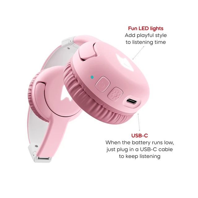 Alt view image 6 of 7 - Bluetooth Headphones for Toniebox 2 - Cloud Pink