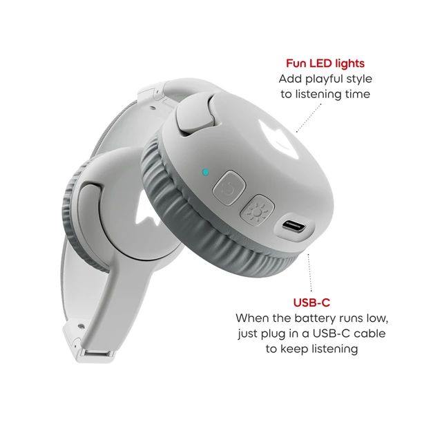 Alt view image 6 of 7 - Bluetooth Headphones for Toniebox 2 - Moon Gray