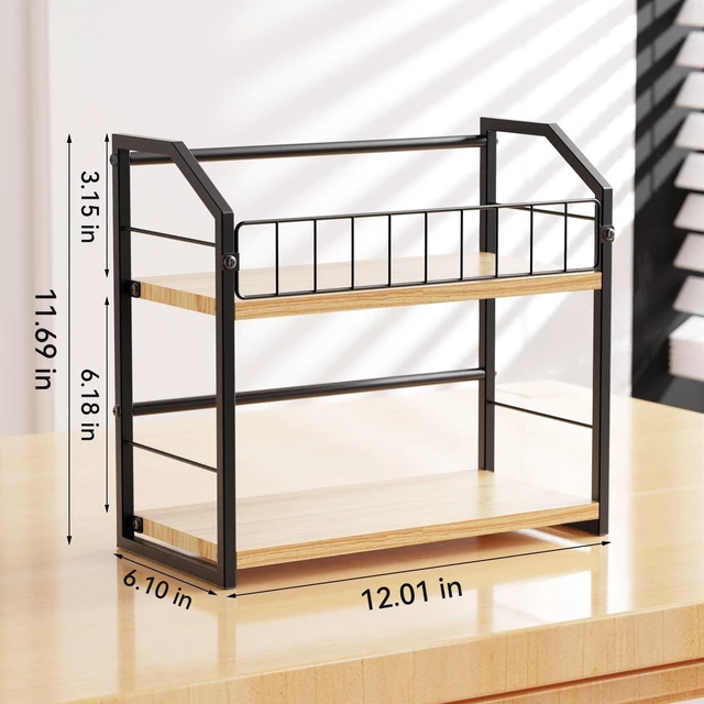 Alt view image 3 of 7 - CD Storage, 2 Tier CD holder & Display, 60 Capacity-Natural Wood 2 Pack Versatile CD organizer works for DVD storage, books and other media items, keeping jewel cases neat and accessible