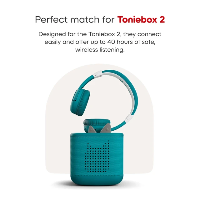 Alt view image 5 of 7 - Bluetooth Headphones for Toniebox 2 - Tropical Teal