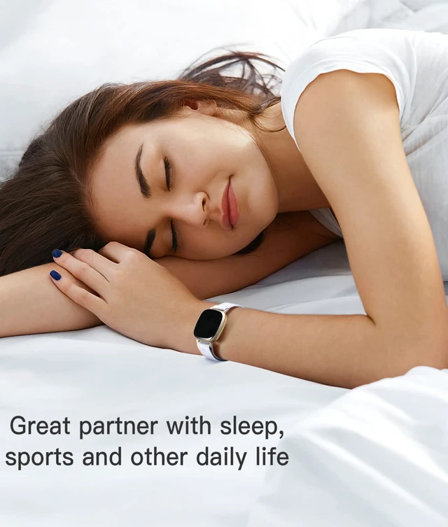 Alt view image 6 of 7 - Stretchy Bands for Fitbit Versa 4/Versa 3/Sense/Sense 2 Bands Women Adjustable Elastic Solo Loop, Hypoallergenic & Breathable, Soft Nylon Sport Strap, Fitbit Smart Watch Accessories for Men