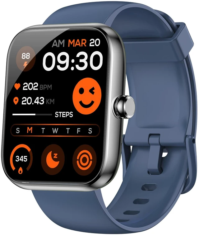 Main image of Smart Watch for Men Women, 1.83" HD Touchscreen, 120+ Sport Modes Fitness Tracker, Bluetooth 5.3 Calls/Notifications, IP68 Waterproof (Blue)