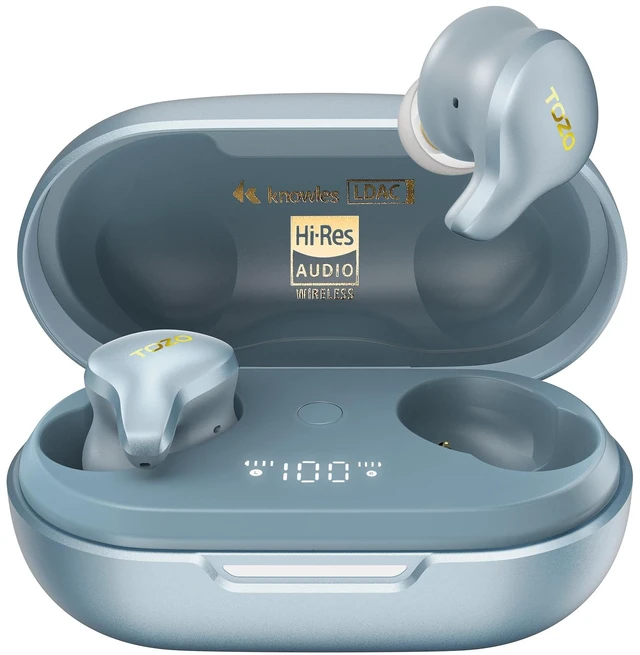 Main image of Golden X1 Wireless Earbuds Balanced Armature and Hybrid Dynamic Driver Bluetooth Headphones OrigX Pro, LDAC & Hi-Res Audio Wireless, Environment & Active Noise Cancellation Headset, Blue