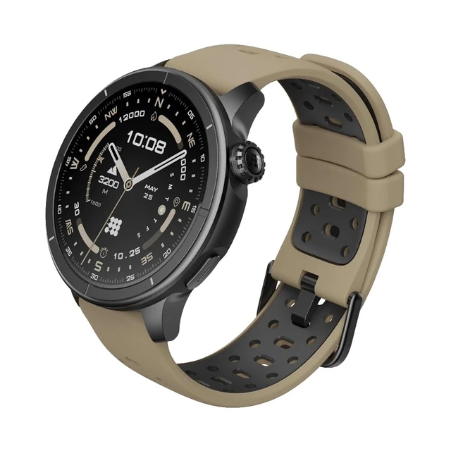 Alt view image 2 of 7 - Aura Pro 2 Smartwatch, 1.48 AMOLED HD Mocha Brown Built-in GPS, Offline Maps, VITA AI, AI Coach, Readiness Score, Health Snap, Sleep Score, 5ATM, 10-Day Battery