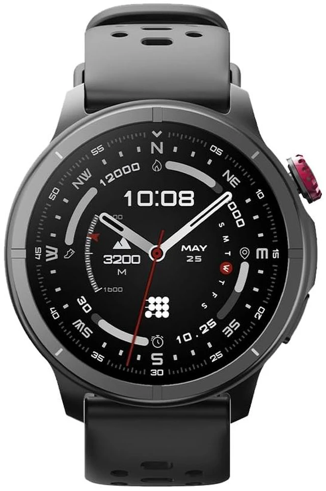 Main image of Aura Pro 2 Smartwatch, 1.48 AMOLED HD Obsidian Black Built-in GPS, Offline Maps, VITA AI, AI Coach, Readiness Score, Health Snap, Sleep Score, 5ATM, 10-Day Battery