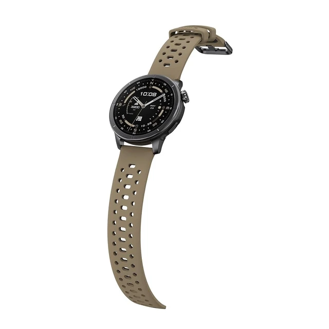 Alt view image 3 of 7 - Aura Pro 2 Smartwatch, 1.48 AMOLED HD Mocha Brown Built-in GPS, Offline Maps, VITA AI, AI Coach, Readiness Score, Health Snap, Sleep Score, 5ATM, 10-Day Battery