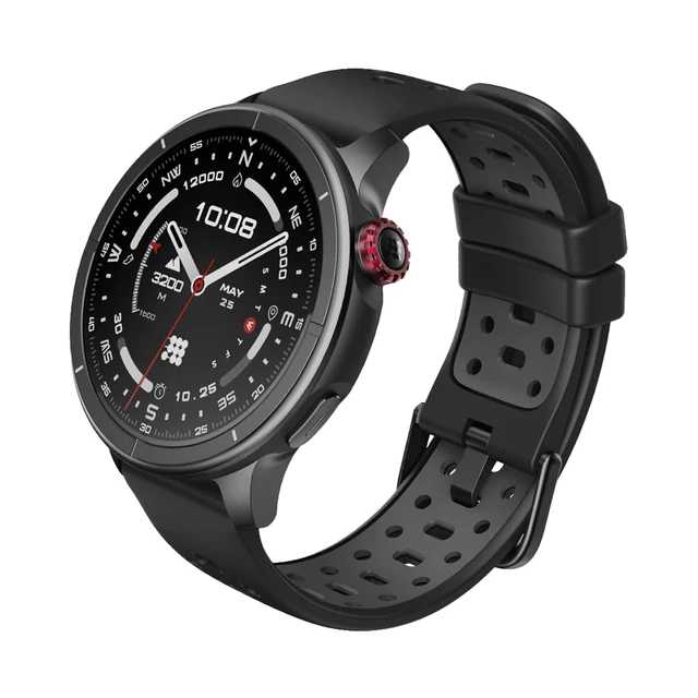 Alt view image 2 of 7 - Aura Pro 2 Smartwatch, 1.48 AMOLED HD Obsidian Black Built-in GPS, Offline Maps, VITA AI, AI Coach, Readiness Score, Health Snap, Sleep Score, 5ATM, 10-Day Battery