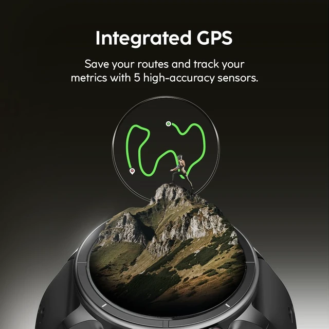 Alt view image 4 of 7 - Aura Pro 2 Smartwatch, 1.48 AMOLED HD Blue Built-in GPS, Offline Maps, VITA AI, AI Coach, Readiness Score, Health Snap, Sleep Score, 5ATM, 10-Day Battery