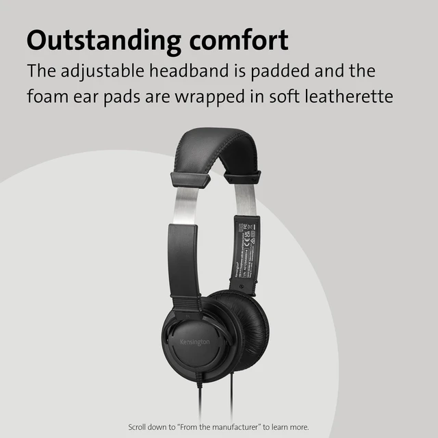 Alt view image 3 of 5 - Hi-Fi 3.5mm Headphones with Mic & Volume Control Button (K33597WW)