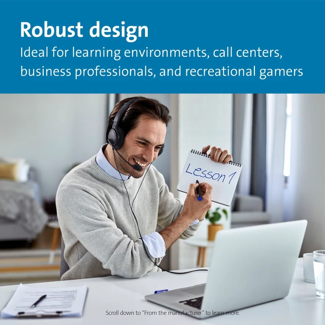 Alt view image 4 of 5 - Hi-Fi 3.5mm Headphones with Mic & Volume Control Button (K33597WW)