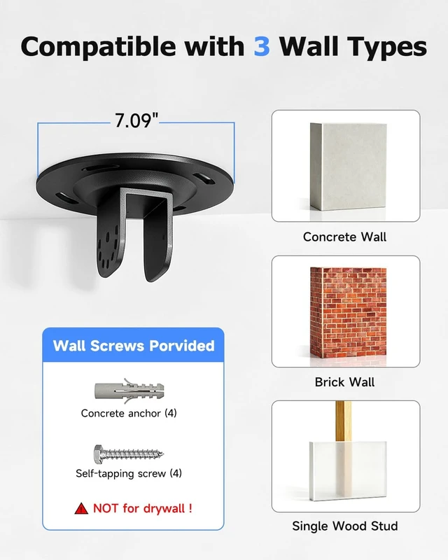 Alt view image 6 of 7 - Ceiling TV Mount for 26-55-65 inch LCD LED TVs Full Motion Bracket Ceiling Mount for TV VESA Max 400x400, Hanging Adjustable Ceiling TV Bracket Holds up to 110kbs, Tilt and Swivel