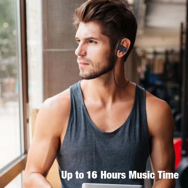 Alt view image 2 of 7 - Wireless Earbuds, Bluetooth Headphones 5.3, Wireless Headphones with 16Hrs Playtime IPX7 Waterproof in-Ear Earphones, Deep Bass Stereo Earbuds with Microphone for Gym Running Home Workout
