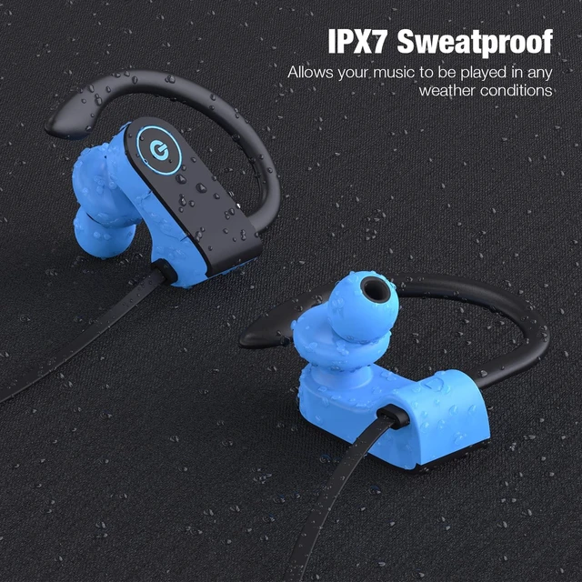 Alt view image 5 of 7 - Wireless Earbuds, Bluetooth Headphones 5.3, Wireless Headphones with 16Hrs Playtime IPX7 Waterproof in-Ear Earphones, Deep Bass Stereo Earbuds with Microphone for Gym Running Home Workout