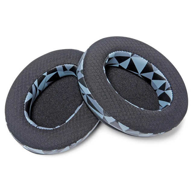 Alt view image 7 of 7 - Freeze Arctis Nova - Cooling Gel Earpads for Arctis Nova Pro Wired, 7, 5 Made by Wicked Cushions Also fits Nova 4, 3, 1 (Does Not Fit Nova Pro Wireless). Fabric, Cooling Gel Geo Grey