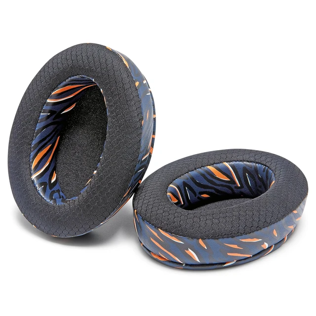 Alt view image 6 of 7 - Freeze Arctis Nova - Cooling Gel Earpads for Arctis Nova Pro Wired, 7, 5 Made by Wicked Cushions Also fits Nova 4, 3, 1 (Does Not Fit Nova Pro Wireless). Fabric, Cooling Gel Navy Tiger