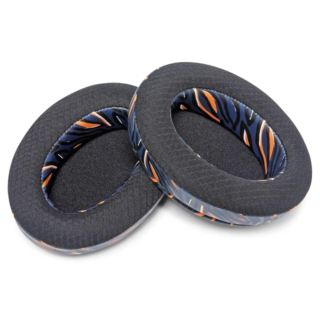 Alt view image 7 of 7 - Freeze Arctis Nova - Cooling Gel Earpads for Arctis Nova Pro Wired, 7, 5 Made by Wicked Cushions Also fits Nova 4, 3, 1 (Does Not Fit Nova Pro Wireless). Fabric, Cooling Gel Navy Tiger