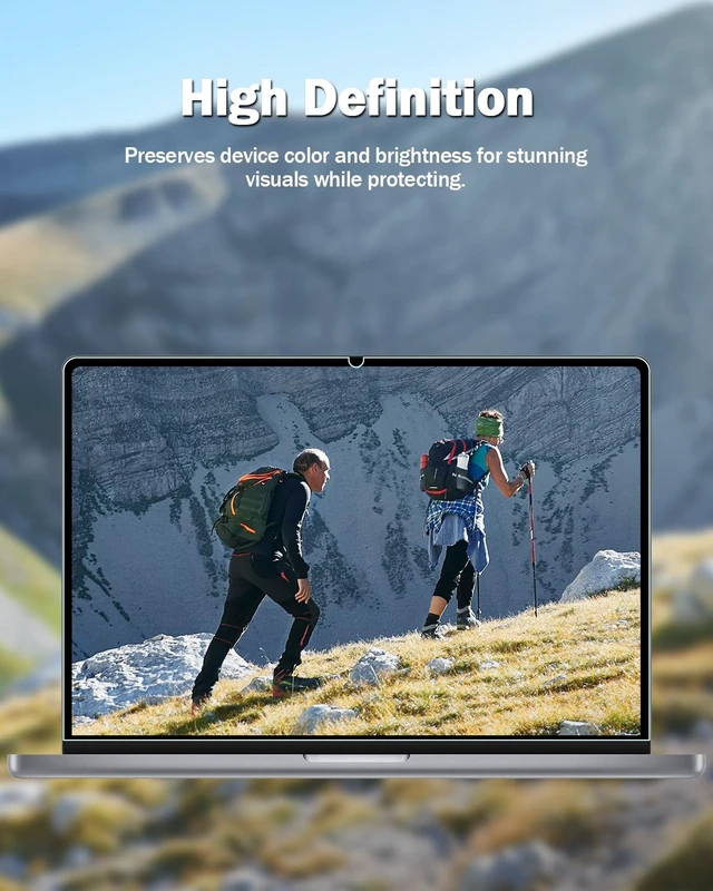 Alt view image 6 of 7 - 2-Pack Anti Blue Light Matte Screen Protector Compatible with 2026 MacBook Neo 13 inch with A18 Pro Chip - Eye Protection Blue Light Blocking & Anti Glare Laptop Screen Protector