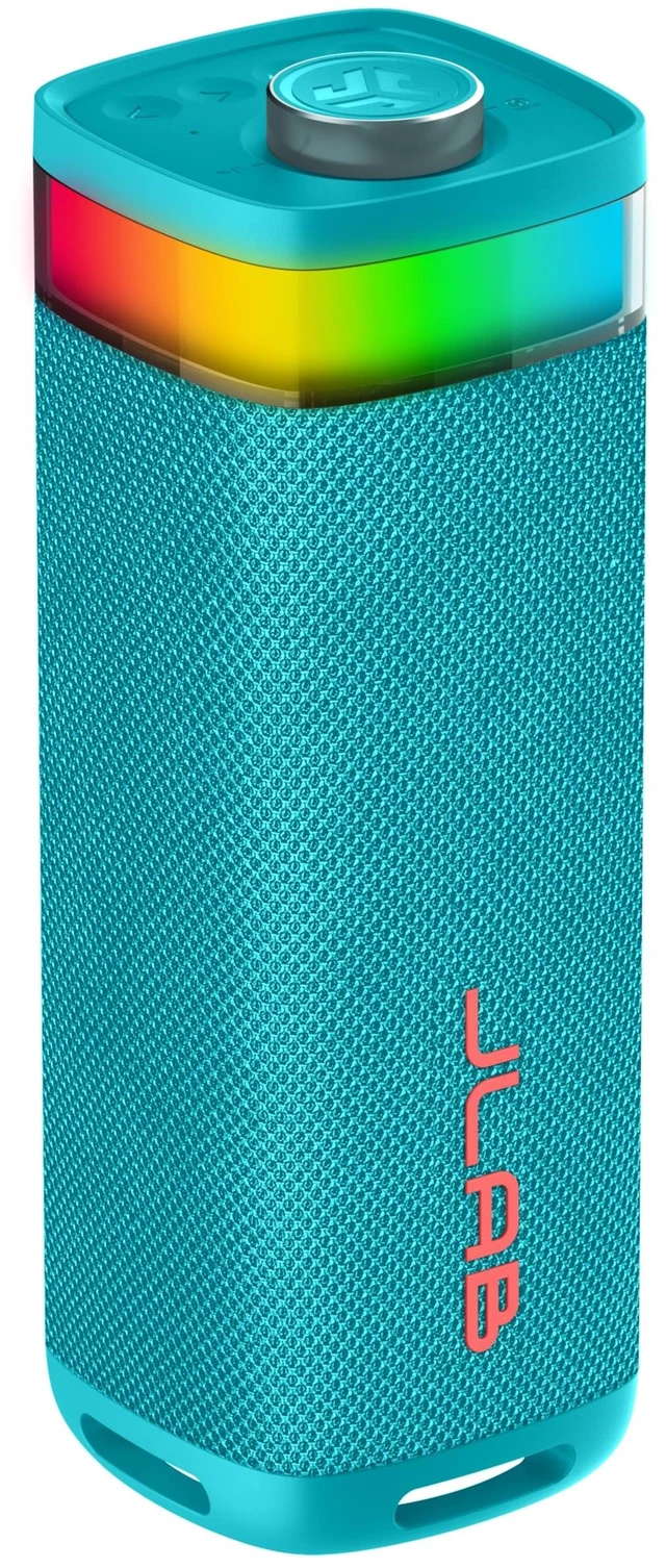 Main image of JBuds Party, Portable Bluetooth Speaker, Waterproof Outdoor Speaker, RGB Lighting, Multi-Speaker Connect, Cyan