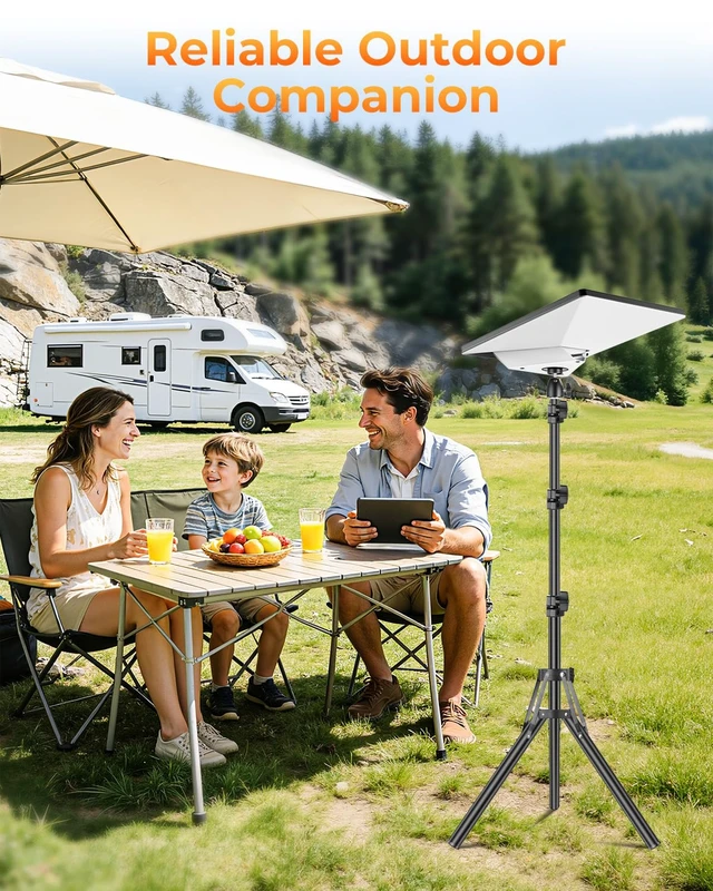 Alt view image 6 of 7 - Starlink Mini Tripod Mount Highly Stable 360° Tilt Adjustable Height Perfect Fit for Two Starlink Mini Models Extra Portable Starlink Mounting Kit for Outdoor Camping, RV
