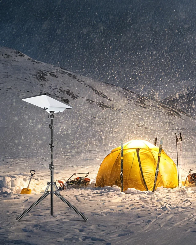 Alt view image 7 of 7 - Starlink Mini Tripod Mount Highly Stable 360° Tilt Adjustable Height Perfect Fit for Two Starlink Mini Models Extra Portable Starlink Mounting Kit for Outdoor Camping, RV