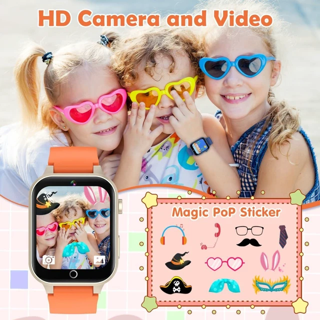 Alt view image 3 of 7 - Smart Watch for Kids 26 Puzzle Games HD Touch Screen Camera Alarm Clock Multi-function touch watch, birthday toy gift for boys girls aged 4-12 years old
