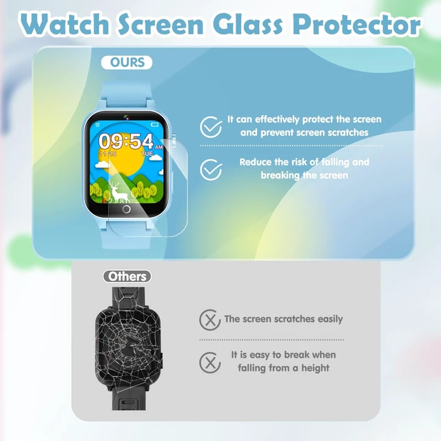 Alt view image 6 of 7 - Smart Watch for Kids, with 26 Puzzle Games, Touch Screen, HD Camera, Alarm Clock, Toys for Ages 4-12 Years Old.Birthday Gift for Boys Girls (Soft Blue)