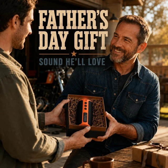 Alt view image 3 of 7 - M68 Bluetooth Speaker, 12W, IPX5, 24H Playtime, OrangeBlack Portable, small and compact with USB playback, AUX input, FM radio, TF card playback, up to 24H and dual pairing