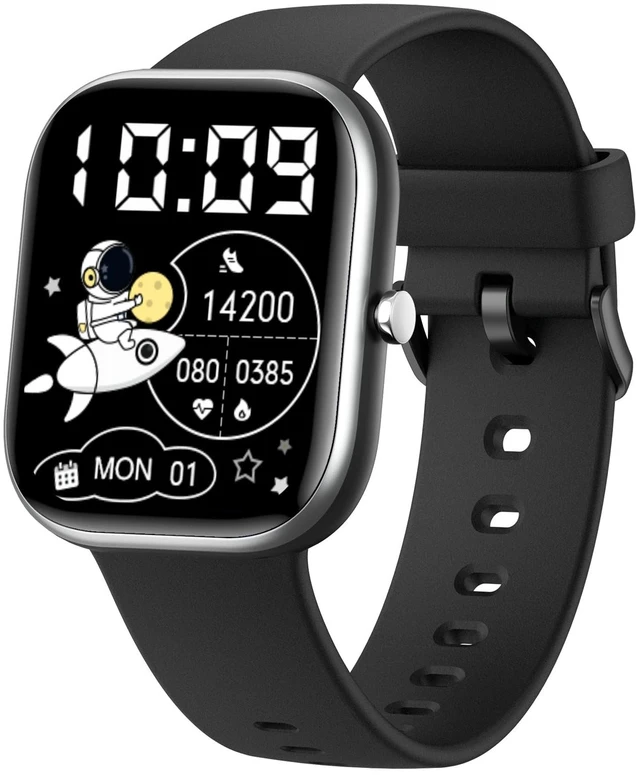 Main image of Smart Watch for Kids Fitness Tracker No Phone/APP Needed,19 Sport Mode,1.5" DIY Dial,IP68 Waterproof,Sleep Monitor,Pedometers,Heart Rate,Great Birthday Gift for Boys Girls Teens 6-14 year Olds (Black)