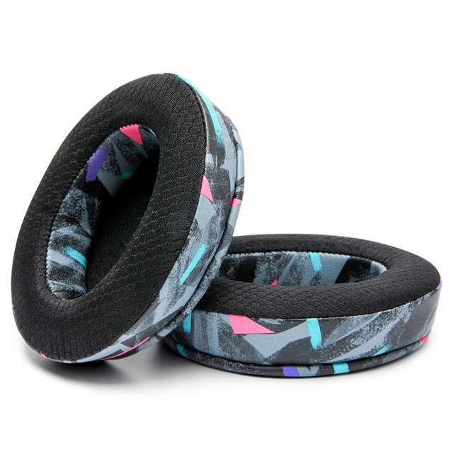 Alt view image 6 of 7 - Freeze Arctis Nova - Cooling Gel Earpads for Arctis Nova Pro Wired, 7, 5 Made by Wicked Cushions Also fits Nova 4, 3, 1 (Does Not Fit Nova Pro Wireless). Fabric, Cooling Gel 90's Black
