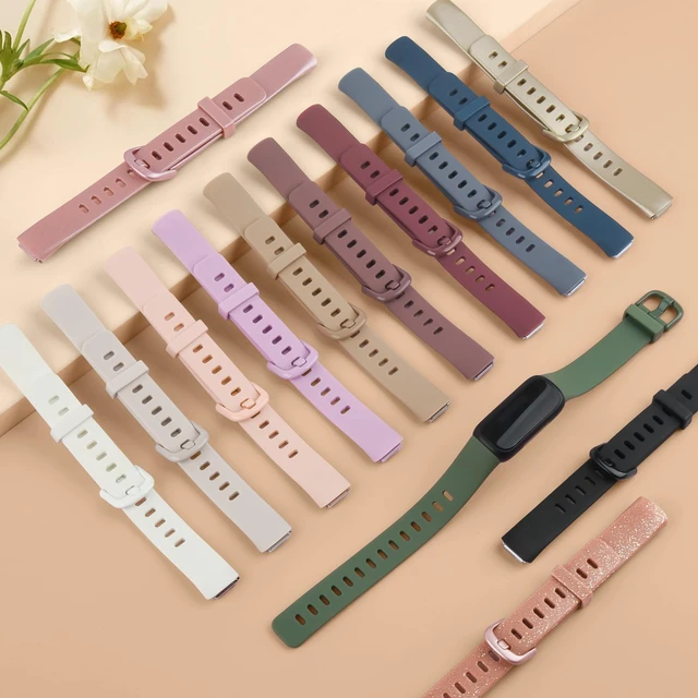 Alt view image 2 of 7 - 4 Pack Bands Compatible with Fitbit Inspire 3 Bands for Women Men, Sport Silicone Adjustable Replacement Straps for Fitbit Inspire 3 Fitness Tracke