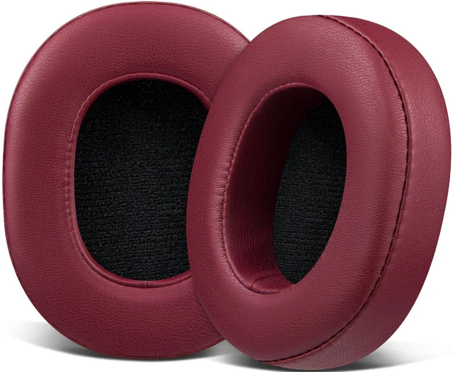 Main image of Replacement Earpads for Skullcandy Hesh 3/ANC/Evo & Crusher Wireless/540/ANC/Evo & Venue ANC Over-Ear Headphones, Ear Pads Cushions with Protein Leather, Noise Isolation Foam - Burgundy