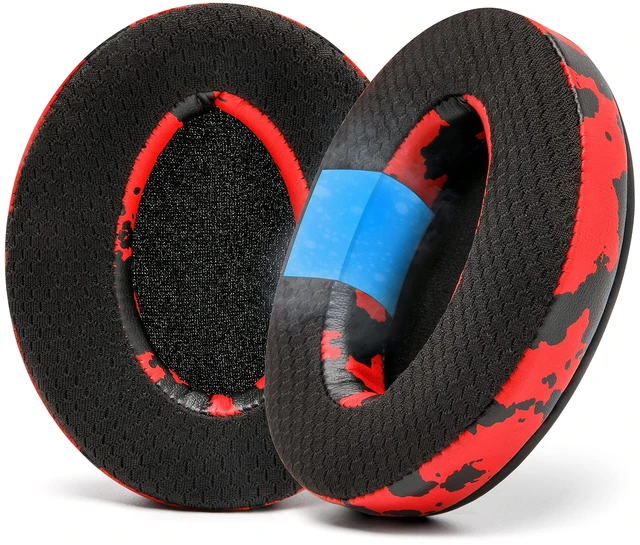 Main image of Freeze - Cooling Gel Earpads for ATH M50X / SteelSeries Arctis/HyperX Made by Wicked Cushions Fits SteelSeries Arctis, ATH M50X, Turtle Beach Stealth & More. Cooler for Longer Red Camo