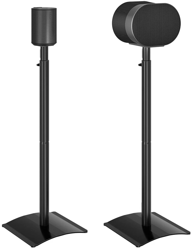 Main image of Speaker Stands One for Sonos Era 100, One for Era 300 Height Adjustable Up to 42",Surround Sound Speaker Stand with Cable Management, 13.2 LBS Loading MD5418
