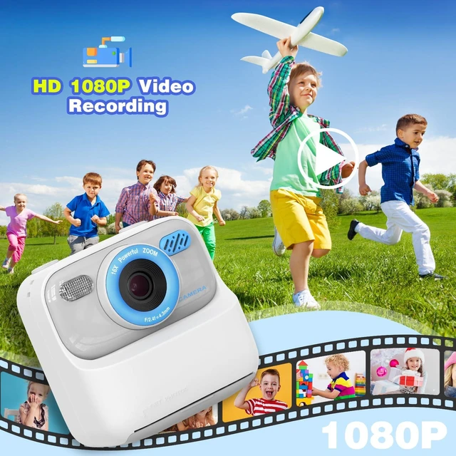 Alt view image 4 of 7 - Kid Camera Instant Print Photo, Birthday Gifts for Girls and Boys, Kids Digital Camera Toys, 1080P HD Video, 3 4 5 6 7 8 9 10 11 12 Year Old Boy Gifts/Girl Gifts
