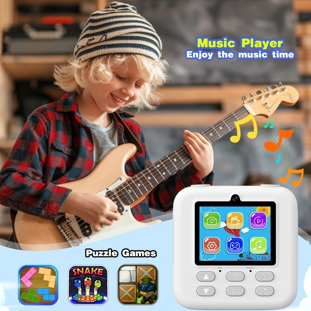 Alt view image 6 of 7 - Kid Camera Instant Print Photo, Birthday Gifts for Girls and Boys, Kids Digital Camera Toys, 1080P HD Video, 3 4 5 6 7 8 9 10 11 12 Year Old Boy Gifts/Girl Gifts