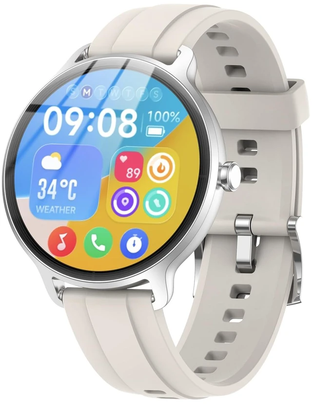 Main image of Smart Watch for Men Women(Answer/Make Calls), Smartwatch Built-in AI Voice, 1.27" HD Fitness Tracker with Heart Rate/Sleep/Step/SpO2 Monitor, 100+ Sports Modes, IP68 Waterproof Watch for Android iOS