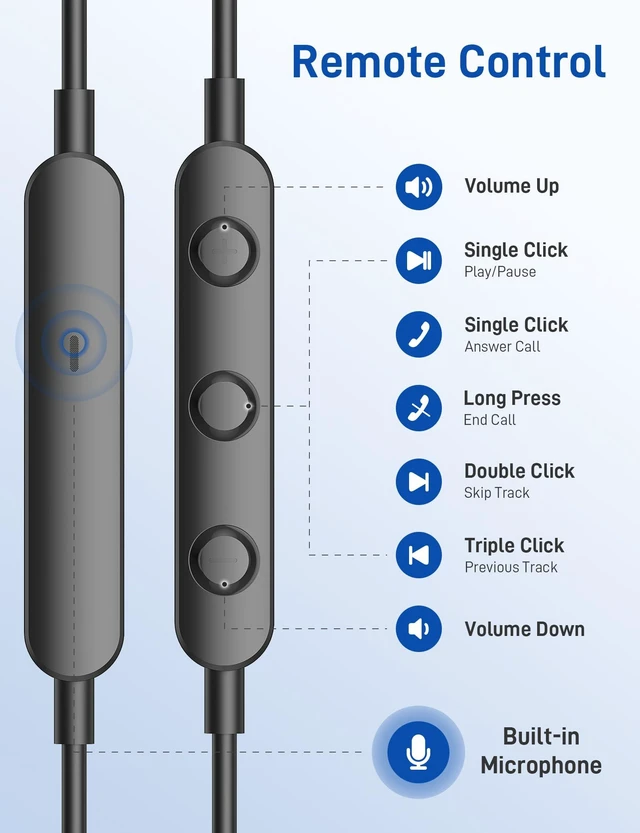 Alt view image 4 of 7 - for Apple MFi-Certified Soft Headphones for Lightning Wired Earbuds HiFi Stereo Magnetic Corded Earphones with Microphone, 3 Ear Buds Tips for Gym, Commuting for iPhone 14 Plus 13 12 11 Pro Max