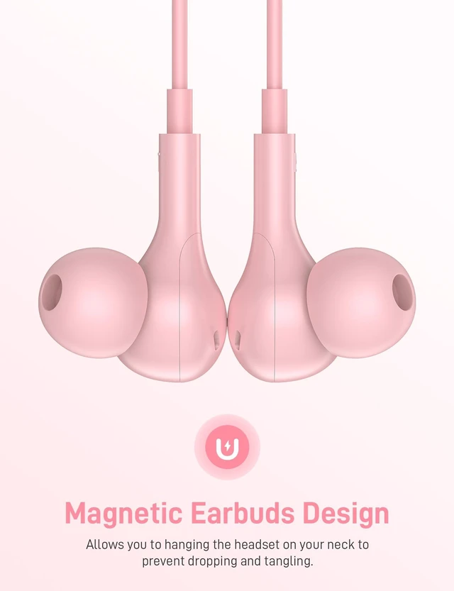 Alt view image 4 of 7 - for Apple MFi-Certified Soft Headphones for Lightning Wired Earbuds HiFi Stereo Magnetic Corded Earphones with Microphone, 3 Ear Buds Tips for Gym, Commuting for iPhone 14 Plus 13 12 11 Pro Max