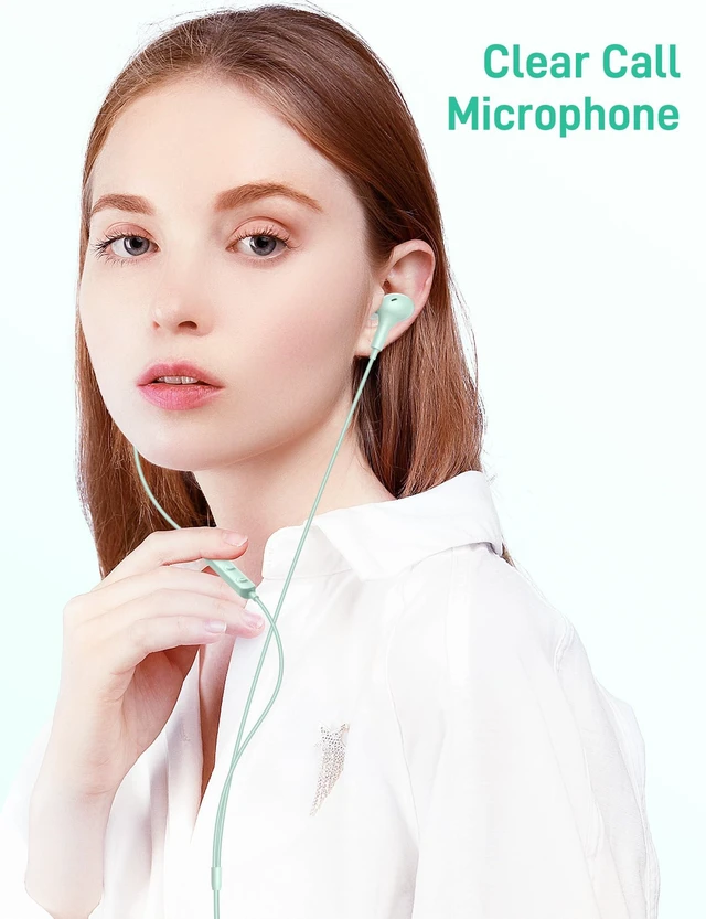 Alt view image 5 of 7 - for Apple MFi-Certified Soft Headphones for Lightning Wired Earbuds HiFi Stereo Magnetic Corded Earphones with Microphone, 3 Ear Buds Tips for Gym, Commuting for iPhone 14 Plus 13 12 11 Pro Max