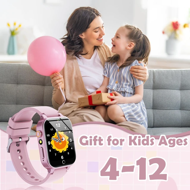 Alt view image 7 of 7 - Kids Smart Watch with 26 Puzzle Games HD Touch Screen Camera Alarm Clock Cute kids game watch, birthday toy gift for girls boys aged 4-12 with camera alarm