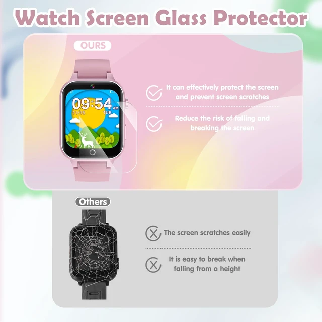 Alt view image 6 of 7 - Kids Smart Watch with 26 Puzzle Games HD Touch Screen Camera Alarm Clock Cute kids game watch, birthday toy gift for girls boys aged 4-12 with camera alarm